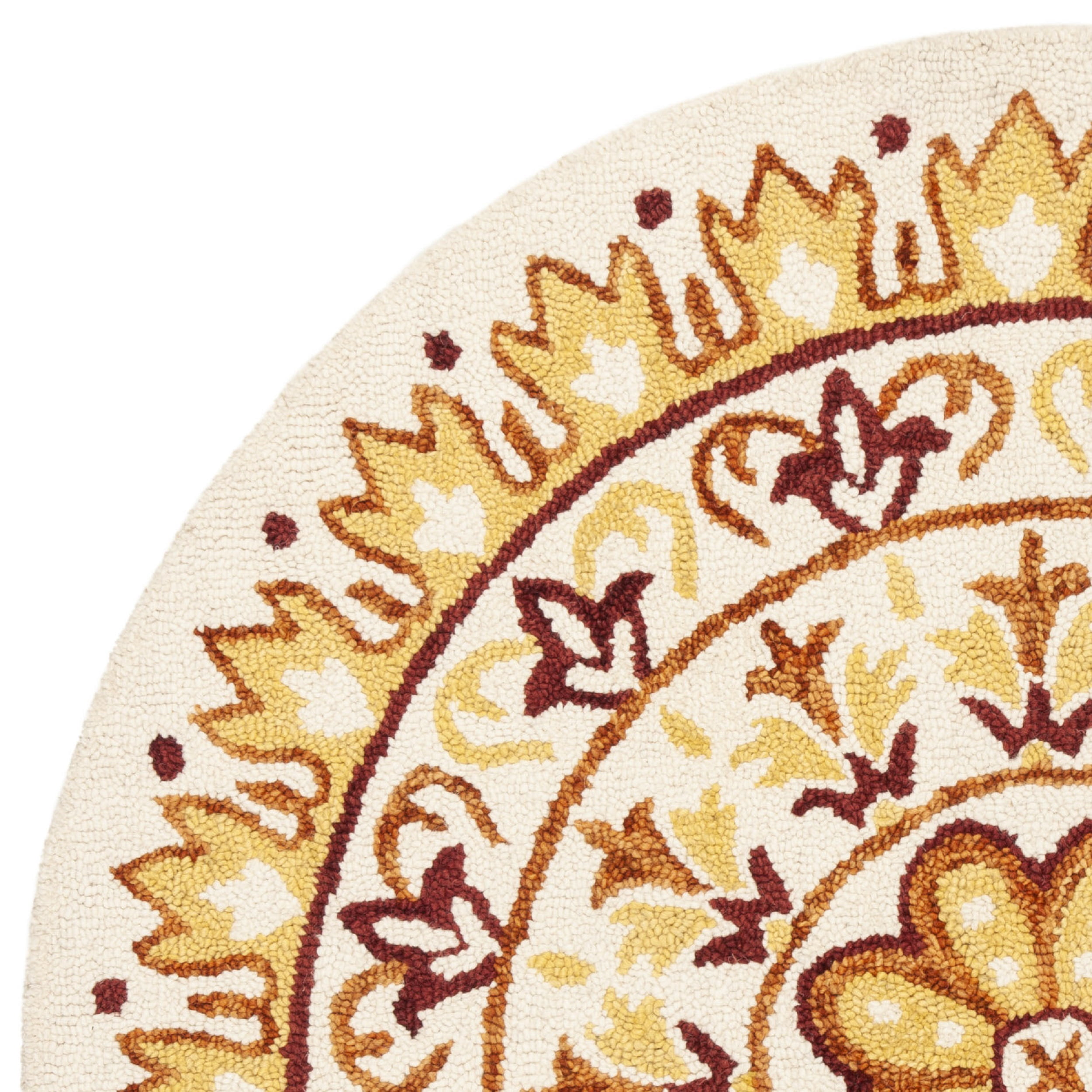 SAFAVIEH Novelty NOV607D Handmade Ivory / Gold Rug
