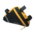 thumbnail image 1 of EeaseCA Sac Tube Triangulaire pour Vélo de Route VTT, Sac à Cadre avant, Sac Bandoulière Accessoires (Orange), 1 of 7