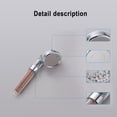 thumbnail image 3 of Filtered Shower Head, High Pressure Water Saving Handheld Shower with Negative Ions, Mineral Beads Filter for Hard Water, Chrome Finish, 3 of 5