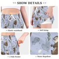 thumbnail image 6 of FORMRS Womens Swim Shorts Mesh Liner Quick Dry Casual Beach Board Bottom with Pockets, Sizes S-2XL, Purple Otters Pattern, 6 of 9