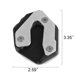 thumbnail image 3 of Placa de extensión de soporte lateral reemplazo de placa ampliadora de soporte de aleación de aluminio CNC antiinclinación para MT09 TRACER 2015-2017 para motocicleta ANGGREK Otros, 3 of 8