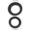 thumbnail image 2 of GETAJGHSD Silicone Toilet Flush Seal Gasket Compatible with 34120 33239 Rv Toilets Black, 2 of 8