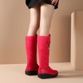 thumbnail image 6 of Fesfesfes Fuzzy Boots for Women Warm Thick Cotton Down Cloth Space Cotton High US:6(37), 6 of 8