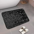 thumbnail image 4 of Alfombrilla de de Espuma Viscoelástica, Lavable a , de Absorción Rápida, Adoquines en Relieve, Alfombrilla de Anti-alfombrilla de Bañ Negro Macarena Alfombra de baño, 4 of 7