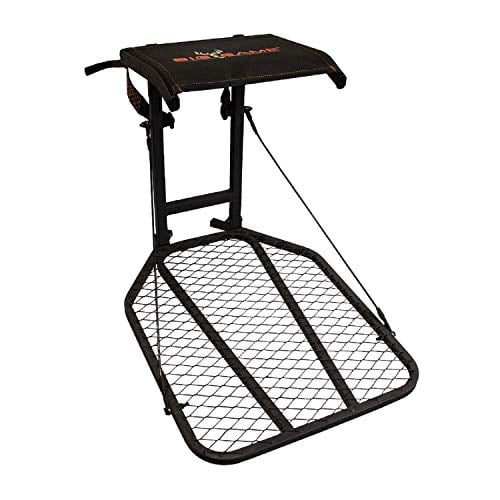 BIG GAME FP0050 Captain Tree Stand Fixed Position, 20" W X 27" D Platform, Flip Up Padded Seat