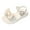 White, variant on Toddler Sandals Summer Shoes First Walker Crib Dress Shoes White,4