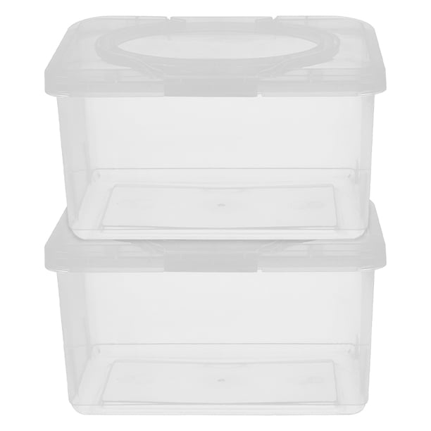 2 piezas de toallitas para bebés Dispensador de toallita húmeda Organizador de toallita para baño para baño