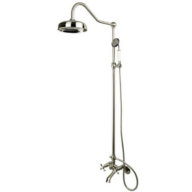 Kingston Brass CCK2668 Clawfoot Tub Shower Combination