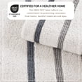 thumbnail image 2 of Luxurious Soft Cotton Decorative 2 Pack Bath Sheet Set, Light Grey / Mid Grey / Dark Grey., 2 of 6