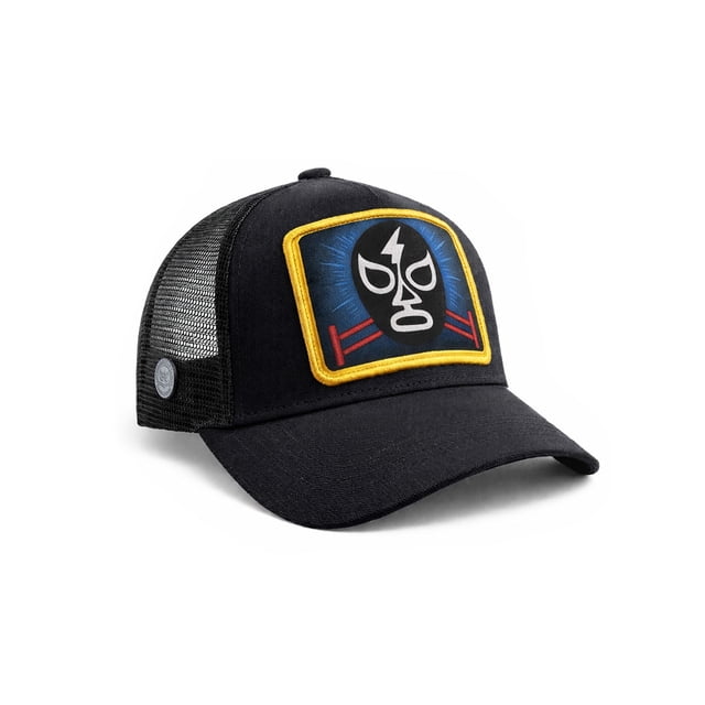 KNITE Gorra Trucker Lucha Libre Rayo Máscara Mexicana Ajustable malla