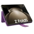 thumbnail image 6 of ELEHOLD for Samsung Galaxy Z Fold 5 Leather Wallet Case Business/Vintage Style with Card Slot Holder Pen Slot Stand Function Shockproof Scratch-Resistant Case for Galaxy Z Fold 5 2023,Purple, 6 of 9