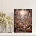thumbnail image 2 of Qisvanset 12x16 Inch Victorian Cat Portrait Renaissance Canvas Print Wall Art, 2 of 5