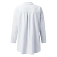 thumbnail image 6 of Clothing 2025 Super Soft Wrinkle Free Button Down Shirts for Women Formal Work Dress Blouses Tops Womens Button Down Shirts Boyfriend Long Sleeve Oversized Blouses Tops, 6 of 7