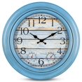 thumbnail image 1 of Termómetro higrómetro azul para interiores y exteriores Clock eYotto de 18 pulgadas, 1 of 9