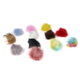 thumbnail image 1 of Fyearfly Llavero De Pompones para Manualidades, 12 Uds., Pompones para Manualidades, Colores Brillantes, Bolas De Pompones Suaves Y Esponjosas para Sombreros De Punto, Bolsos, Decoración De Llaveros, 1 of 5