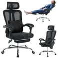thumbnail image 2 of Royalbelle Ergonomic Office Chair - Home Desk Chair with Footrest,High-Back Mesh Computer Chair with Adjustable Lumbar Support Headrest,Swivel Rolling Task Chairs for Home,Office, 2 of 9