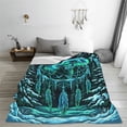 thumbnail image 3 of Wolf Blanket Gifts For Adults, Frozen Dreamcatcher Wolf Throw, Home Bed Couch, Nature Art Decor, Christmas Winter Holiday Birthday Flannel Blanket 50x40, 3 of 6
