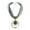 Gray, variant on Scarf Necklace for Women Vintage Ethnic Neck Scarf with Charms Pendant Accessory Necklace Soft Infinity Scarves