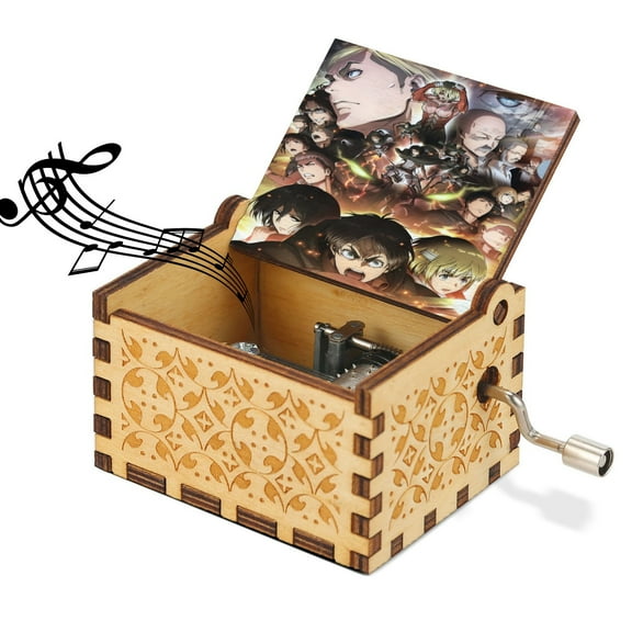 Attack on Titan Wooden Music Box.