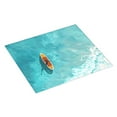 thumbnail image 2 of Honeii Tranquil Ocean Canoe Journey for Dish Drying Mat for Kitchen Counter, Non-slip Rubber Backed, Hide Stain Kitchen Super Absorbent Draining Mat, Dish Rack Pad, 2 of 8