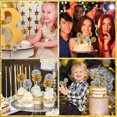 thumbnail image 7 of NOGIS 100 Pcs Foil Firework Cupcake Toppers Sparkle Tinsel Cake Toppers Drink Cake Decoration Cocktail Fruit Toothpick for Birthday Wedding Graduation Christmas Party Supplies (Silver), 7 of 7