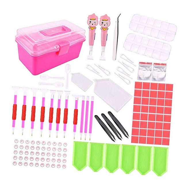 117pcs / set Kit completo de pintura de para principiantes, niños, manualidades de bricolaje