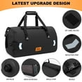 thumbnail image 3 of GPED Bolsa de Lona Impermeable, Bolsa Seca para Motocicleta de 30L con Tapa Enrollable, Válvula de Aire y Correas de Fijación Rápida, Bolsas de Viaje para Kayak, Remo, Rafting, Navegación, Acampar, M, 3 of 7