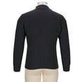 thumbnail image 4 of Ahabrexf Sweaters for Men, Casual Crewneck Long Sleeve Pullover Solid Knit Sweater Top, 4 of 7