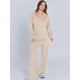 thumbnail image 5 of Conjuntos de Dos Piezas para Mujer, Moda de Otoño 2025, Pantalones Anchos, Conjunto de Estar por Casa, para Viajes y Vacaciones. Caqui Superficial XXL, 5 of 8
