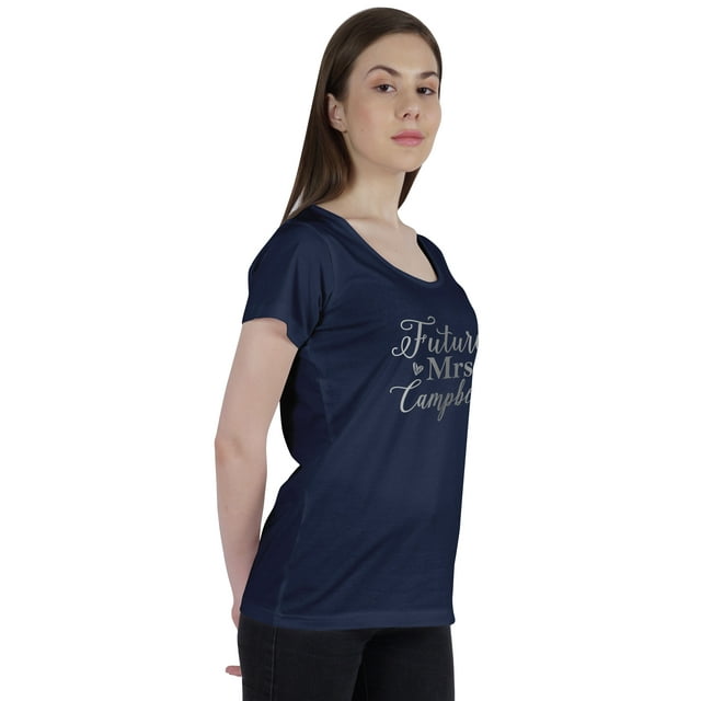 Inkdotpot T-Shirt Personnalisé pour Femmes Haut Future Madame Annonce de Mariage