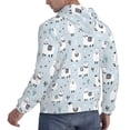 thumbnail image 3 of Hoodies for Men - Cartoon Cute Alpacas Cactus Long Sleeve Comfrt Men'S Fashion Hoodies & Sweatshirts, Sweatshirts for Men Hoodies Pullover Clothing Clothes with Pouch, 3 of 7