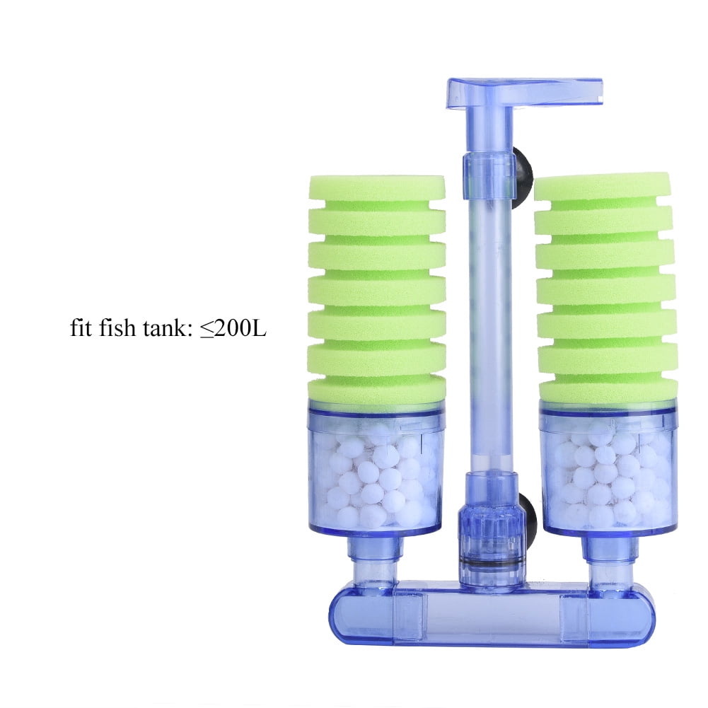 LYUMO Aquarium Filter Air pump Sponge Biochemical Oxygen Pump for Mini Fish Tank Supplies, Sponge Pump ,Aquarium Filter