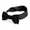 Single-sided black bow, variant on French Vintage Wide Satin Headband with Side Bow, High Top Knot Padded Hairband for Round Face Shaping, Soft Non-Slip Hair Accessories for Women