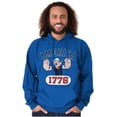 thumbnail image 5 of Popeye The Sailor Man America 1776 Hoodie Sweatshirt Women Men Brisco Brands M, 5 of 6