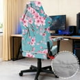 thumbnail image 4 of Xoenoiee Blue Cherry Blossom Print Gaming Chair Covers with Armrest Covers, Elastic Computer Chair Slipcovers Stretchable Washable Gaming Chair Seat Cover, 4 of 7