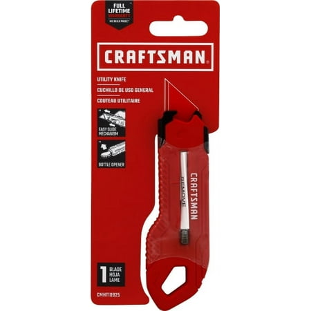 UPC: 0885911576574 | Craftsman Quickslide Sliding Utility Knife Red