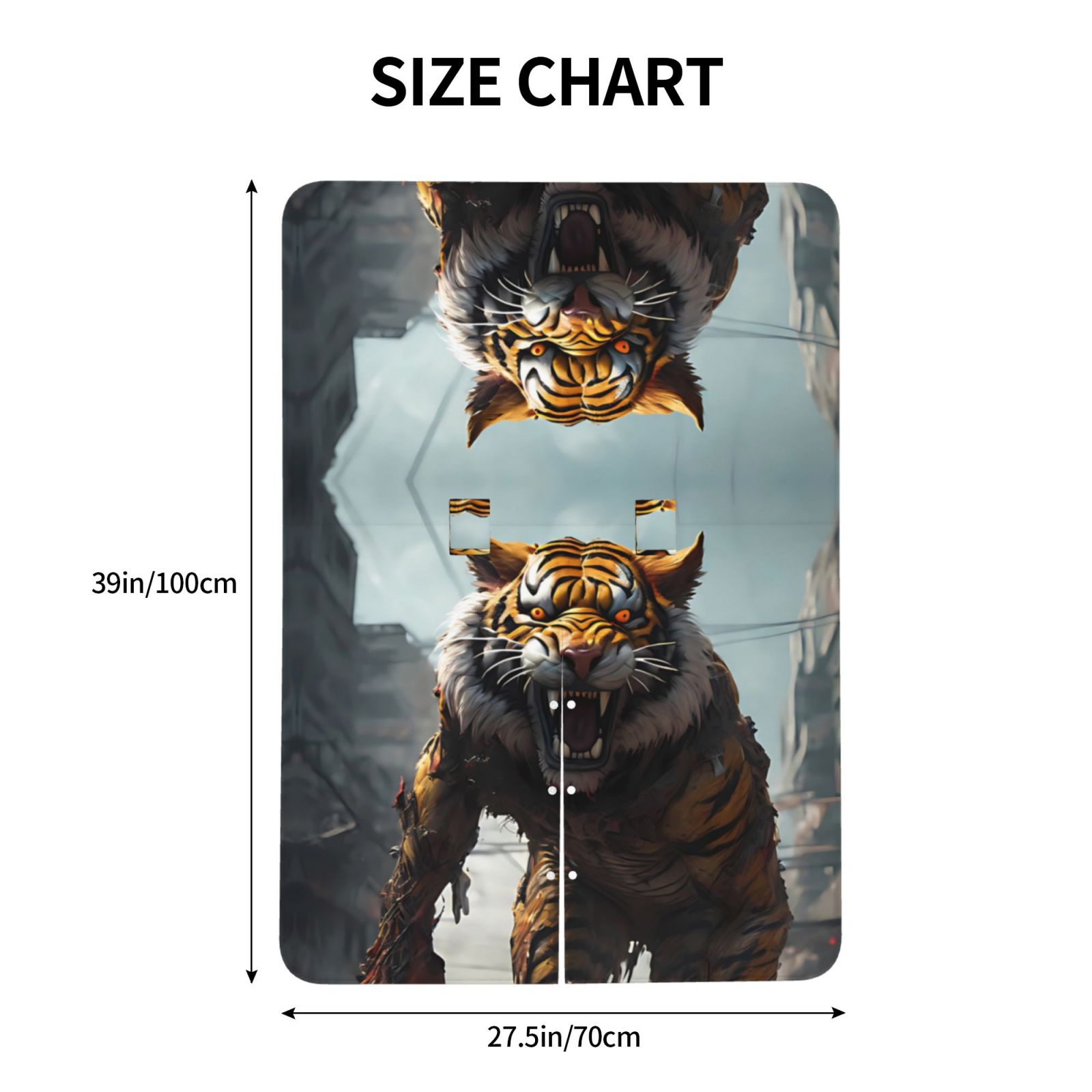 Car Seat Cover Baby - Ruins Tiger Warrior Breathable Infant Car Seat Cover for Baby Carseat, Lightweight Comfort Baby Essentials Must Haves Newborn Stuff for Girl Boy