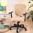 thumbnail image 6 of Office Chair Covers, Elastic Computer Chair Seat Slipcovers,Spandex Removable Protective Cover, 6 of 8