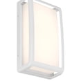 thumbnail image 6 of Montana 1 - Light White LED Acrylic & Aluminum Outdoor Wall Light, 6 of 10