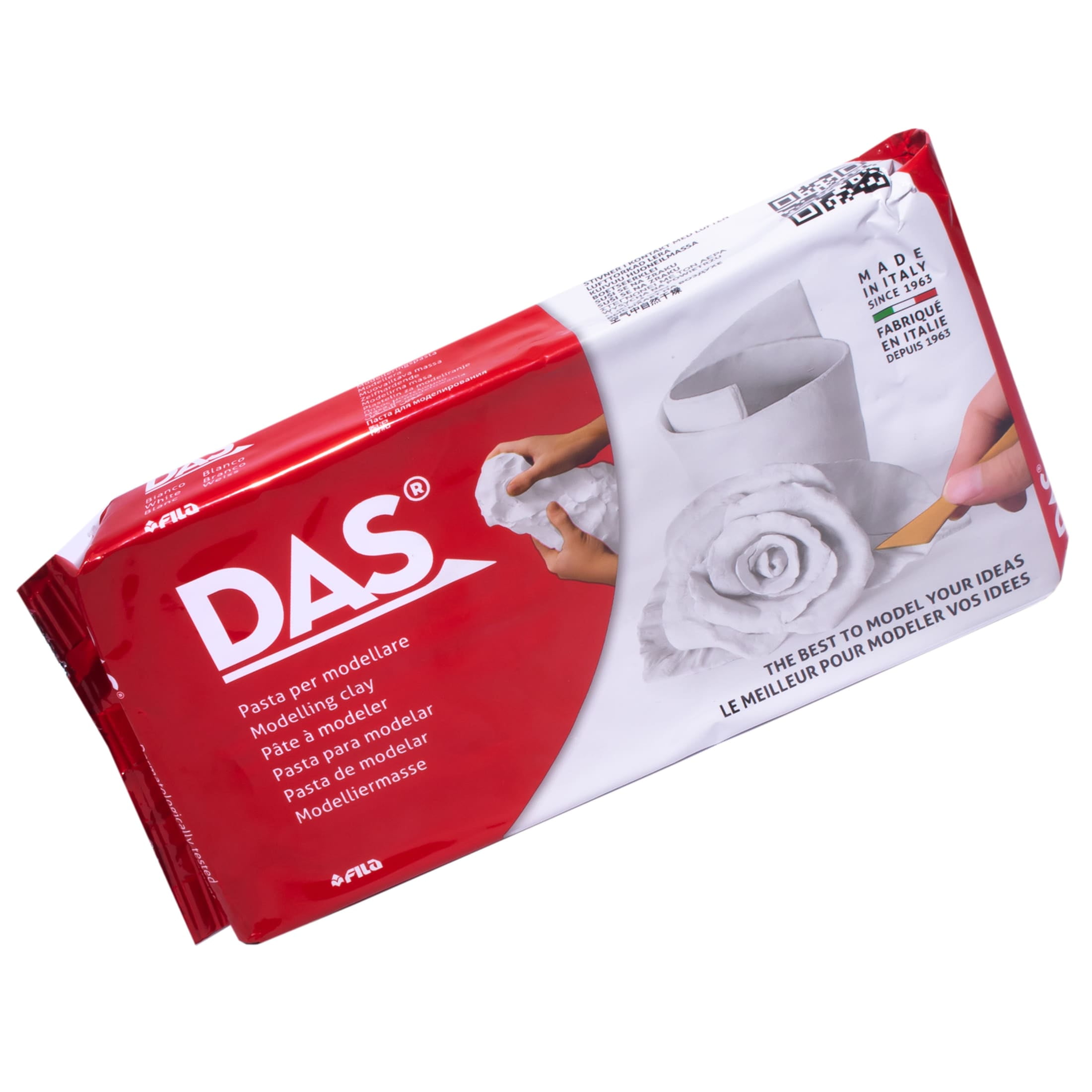 DAS® Dry Terra Cotta Air Hardening Modeling Clay, lb Block
