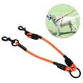 thumbnail image 4 of Pet Dog Leash, Waterproof Pet Dog Leash Dog Leash For Outdoor Walking Double Chain Dogs Leashes, Dog Outdoor Walking Training Pet Dog for Dogs Orange Diameter: 8mm/ 0.3 in; Length:, 4 of 8