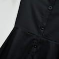thumbnail image 6 of Black Cosplay Dress for 4-10 Year Girls Long Sleeve Shirt Dress, 6 of 8