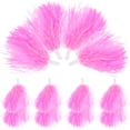 thumbnail image 4 of Pompones de escuadrón de vítores de 12 piezas manejaron vheering poms juegos deportivos baile pompones de plástico, 4 of 6