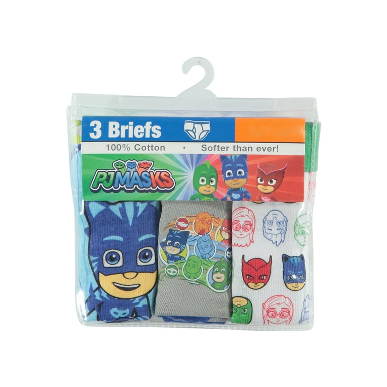 PJ Masks Toddler Boys Briefs, 3-Pack 