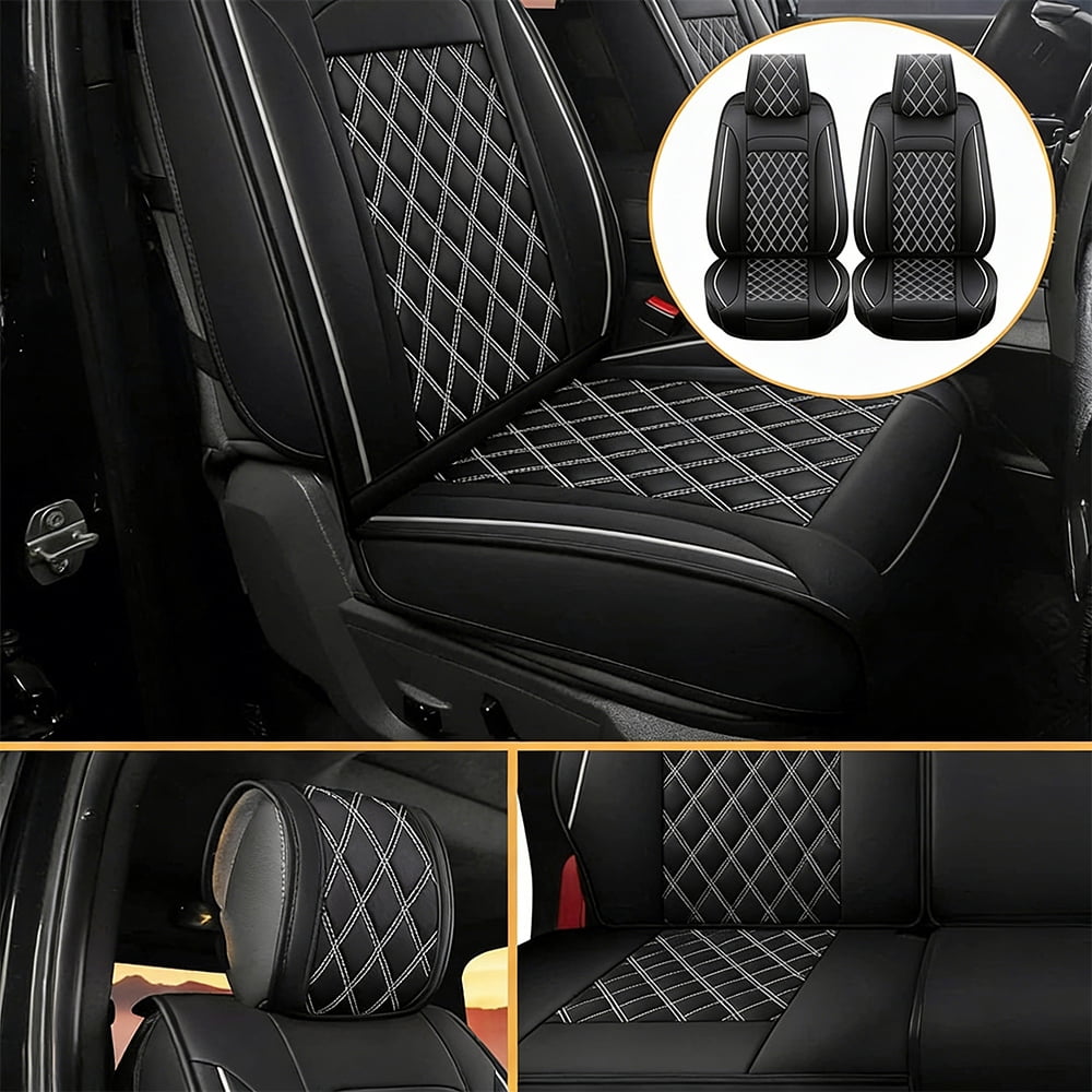 Fit For Dodge Ram 2009-2024 1500 2500 3500 Full Leather Car Seat Covers Custom