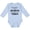 AE-Light Blue, variant on Inktastic My Daddy is a Firefighter and a Hero Boys or Girls Long Sleeve Baby Bodysuit