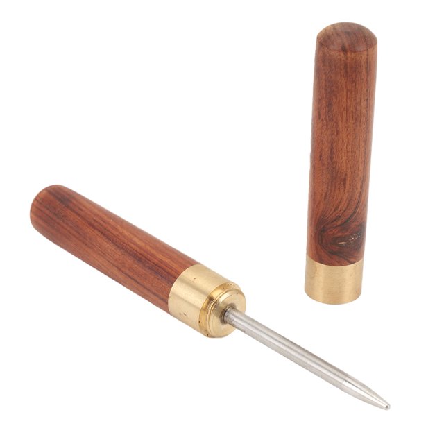 Awl de Cuerda de Raqueta, una mácina Herramienta de cadena de raqueta de Aguja de acero inoxidable de acero inoxidable anti -scratch para el bádminton
