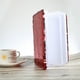 thumbnail image 4 of EeaseMX Libreta reversible de lentejuelas de moda, libretas creativas, agenda, diario, blocs de notas, papelería, color rojo, 4 of 7