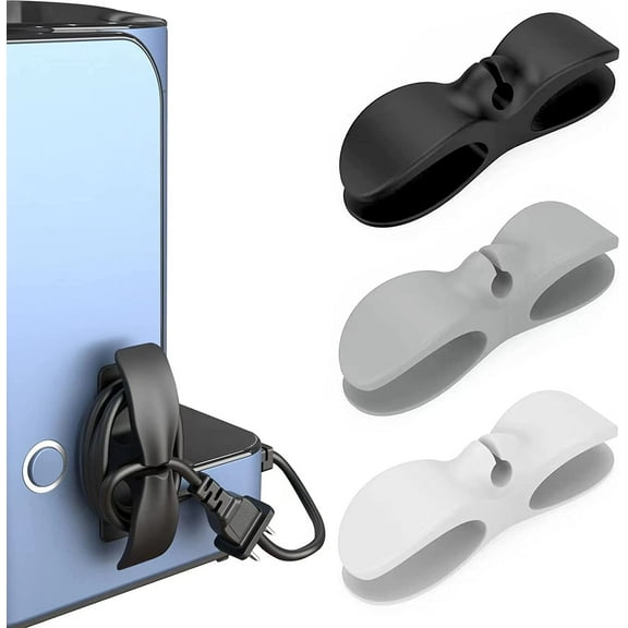 Cord Organizer for Appliances, Cord Wrapper for Kitchen Appliances Cord Organizer Stick on Firmly Electrical Cord Winder Cable Holder Cord Wrapper for Coffee Maker, Mixer, Air Fryer, 3 pack