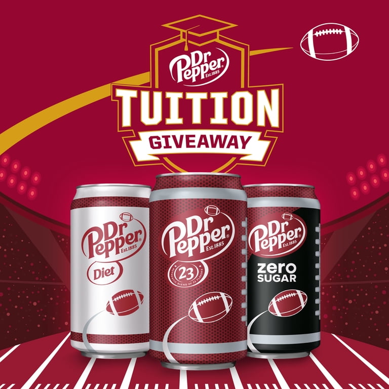 Dr. Pepper Soda Pop, 12 fl oz Cans, 12 Pack photo 2